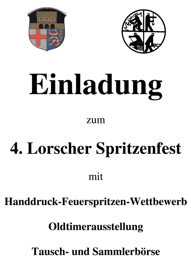 4. Lorscher Spritzenfest